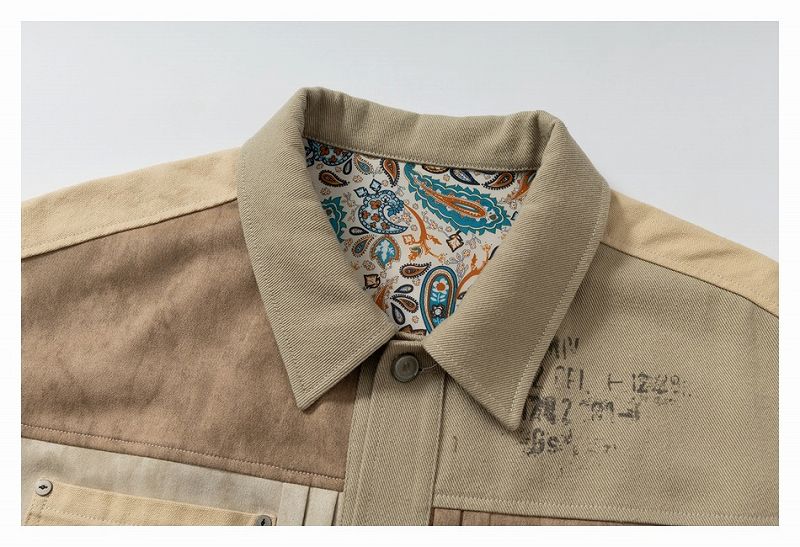 メンズ ビンテージ風 ジャケット 男女兼用 ストリート系 防寒アウター 春秋 2026新作★