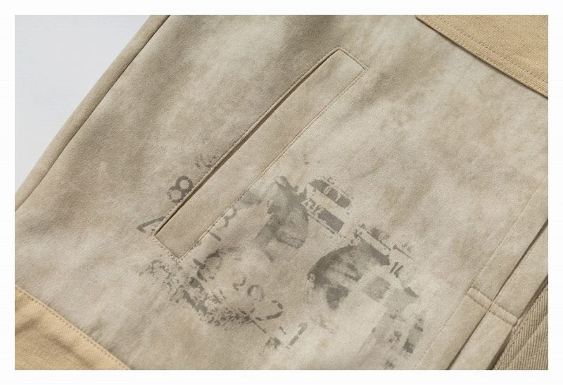 メンズ ビンテージ風 ジャケット 男女兼用 ストリート系 防寒アウター 春秋 2026新作★