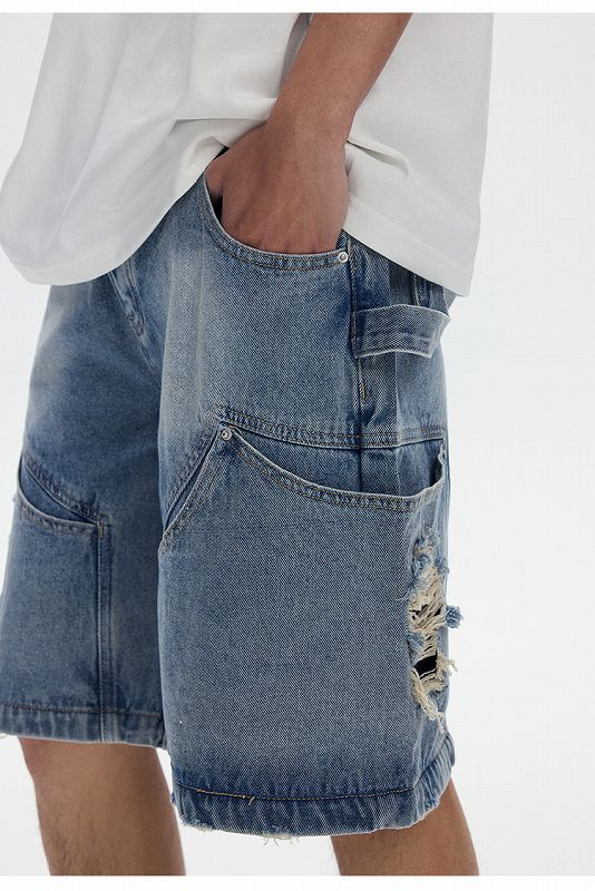 J BRAND ダメージ加工 ショートパンツ NO ID. / ダメージ加工ブラックハーフパンツショートパンツ 3