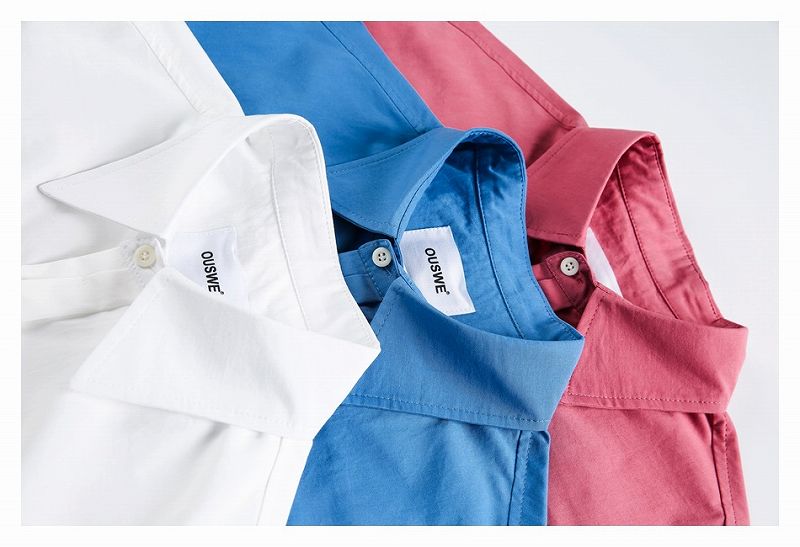 メンズファッション 無地 長袖 シャツ 男女兼用 ストリート系 トップス 春秋 2026新作★全3色