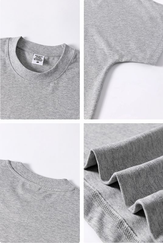 メンズ 無地 ボクシーシルエット 半袖 Tシャツ 男女専用 ドルマン