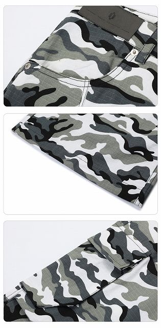 メンズファッション 迷彩柄 ワークパンツ 男女兼用 ストリート系