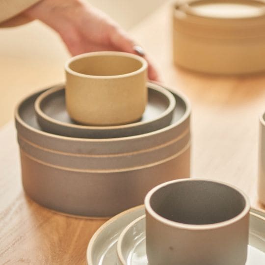 HASAMI PORCELAIN ベージュ ブラック 6枚セット HASAMI PORCELAIN（ハサミポーセリン）ワンプレートセット