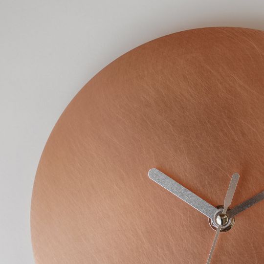 【KUMIJI】壁掛け時計（銅） minimal wall clock 220 _ number / copper 壁掛け時計 220 数字 / 銅