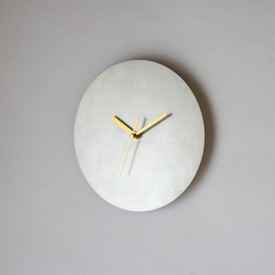 ステンレス minimal wall clock <DISK-type1> / stainless