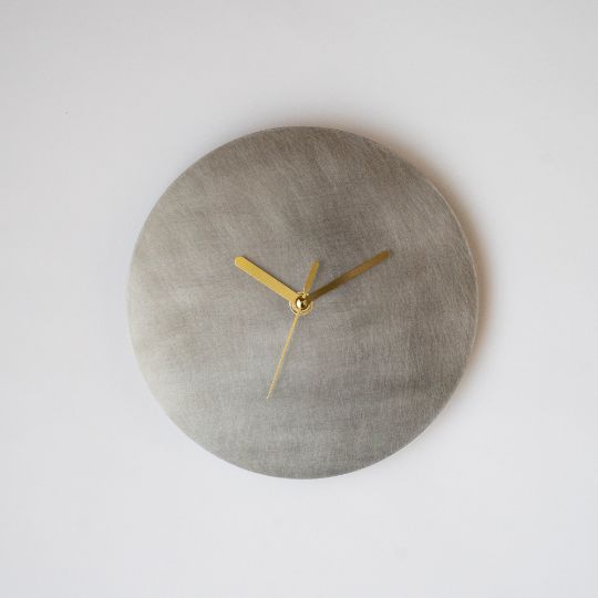 【値下げ】KUMIJI 壁掛け時計 ステンレス ステンレス minimal wall clock <DISK-type1> / stainless