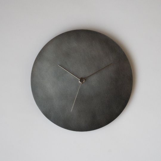 壁掛け時計－タイプ1 鉄 minimal wall clock <DISK-type2> / iron