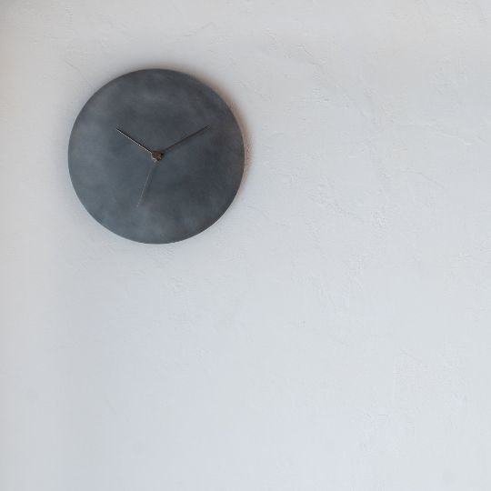 壁掛け時計－タイプ1 鉄 minimal wall clock <DISK-type2