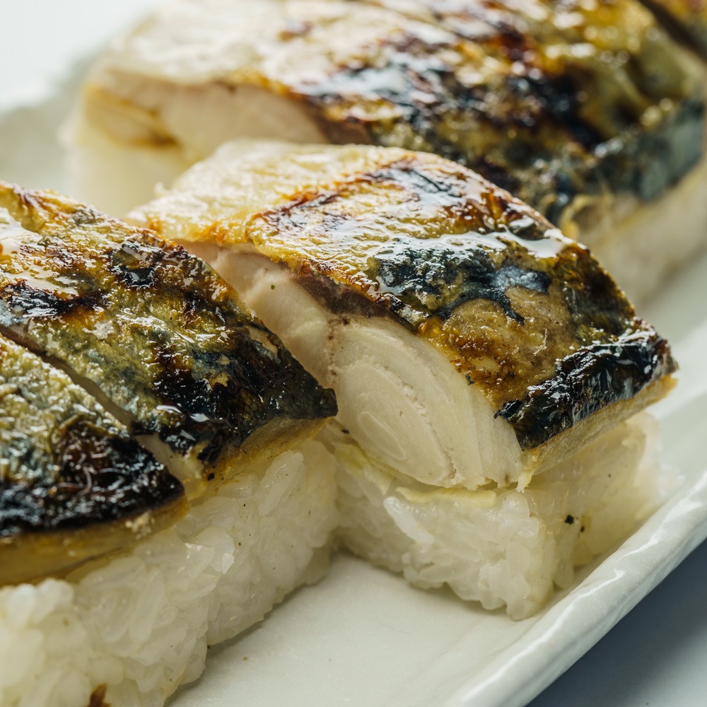 【高野商店】焼き鯖棒寿司1本 冷凍