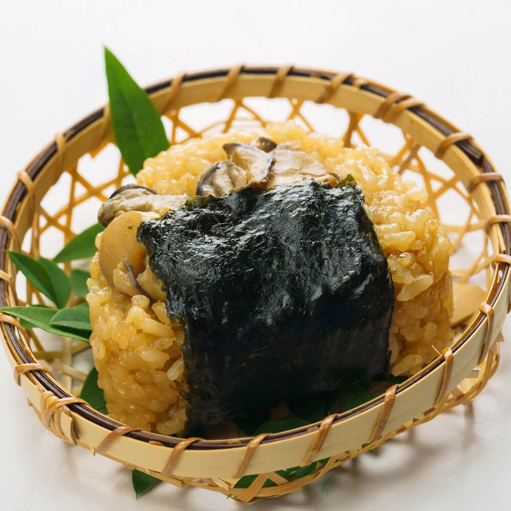 【高野商店】輪島朝市牡蠣飯おにぎり1個