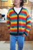 CAL O LINE ( 륪饤 ) / STRIPE MOHAIR CARDIGAN    / 2022FW / RASTA