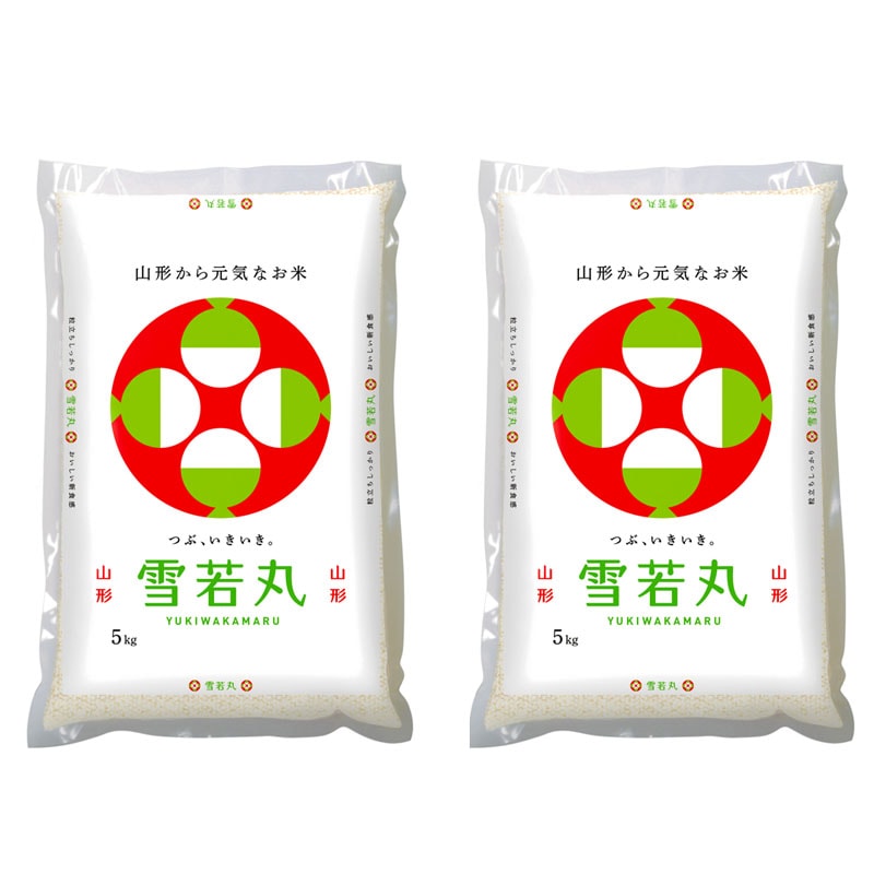 【令和７年産】山形県産雪若丸　10kg(5kg×2)