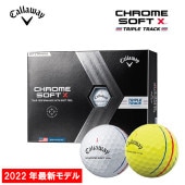 ��2022ǯ�ǿ���ǥ��Callaway(�����������) CHROME SOFT X TRIPLE TRACK (�����ॽ�եȥ��å��� �ȥ�ץ�ȥ�å�) �ۥ磻�ȡ��������� ����եܡ��� 1������(12����) ����������