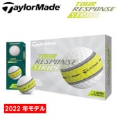 ��2022ǯ��ȯ������ʡ�TAYLOR MADE(�ơ��顼�ᥤ��) TM22 Tour Response Stripe JPN �ĥ����쥹�ݥ� ���ȥ饤�� ����եܡ��� 1������ 12�� ���� �ʹ��������ʡ�