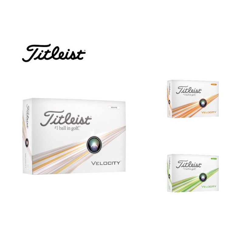 ��¨Ǽ��TITLEIST(�����ȥꥹ��) ����եܡ��� 2024ǯ��ǥ� VELOCITY ��DZ (12��) ��˥��å���