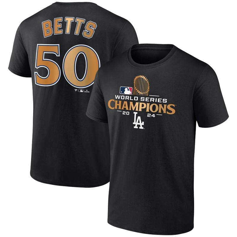 �ڿ����ʡۥե��ʥƥ�������Fanatics�� WORLD SERIES CHAMPION 2024 �ץ졼�䡼�͡���&�ʥ�С� T����� Mookie Betts �ࡼ�������٥å�