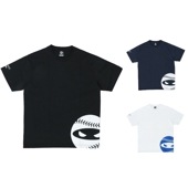 ¨Ǽ[ԥå󥰥˥󥸥]PITCHING NINJA  Ⱦµ S/S BIG LOGO TEE T ˥å MLB