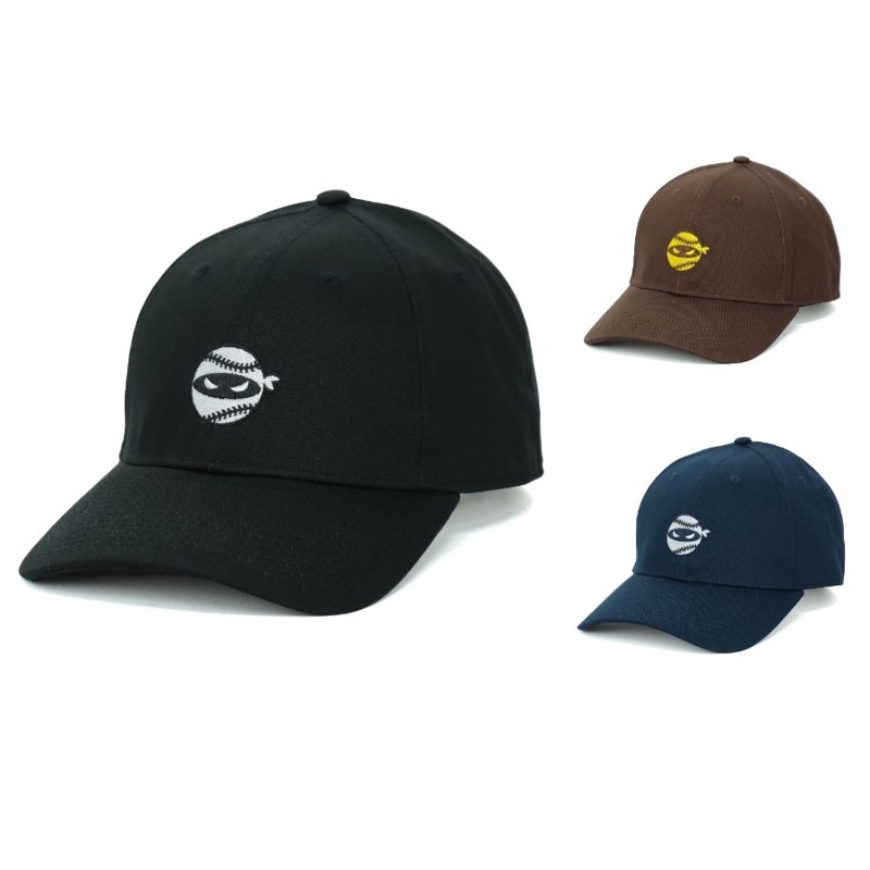 ��¨Ǽ��[�ԥå��󥰥˥󥸥�] PITCHING NINJA ����å� BASIC LOGO CURVED CAP ��˥��å��� MLB