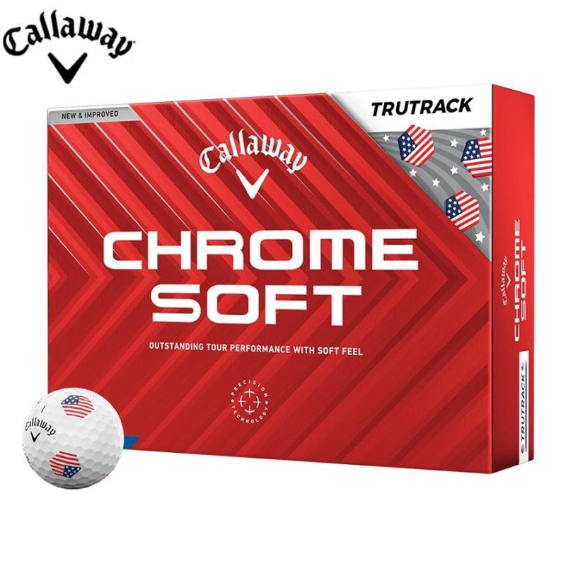 �ڿ��̸���ۥ����������(Callaway) ����եܡ��� CHROME SOFT 24 TRUTRACK USA 3�ԡ�����¤ USA�ȥ��롼�ȥ�å����ۥ磻��