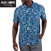 ��Black Clover�ۥ֥�å��������С� CAMO MIX POLO ���� �ߥå����ݥ�