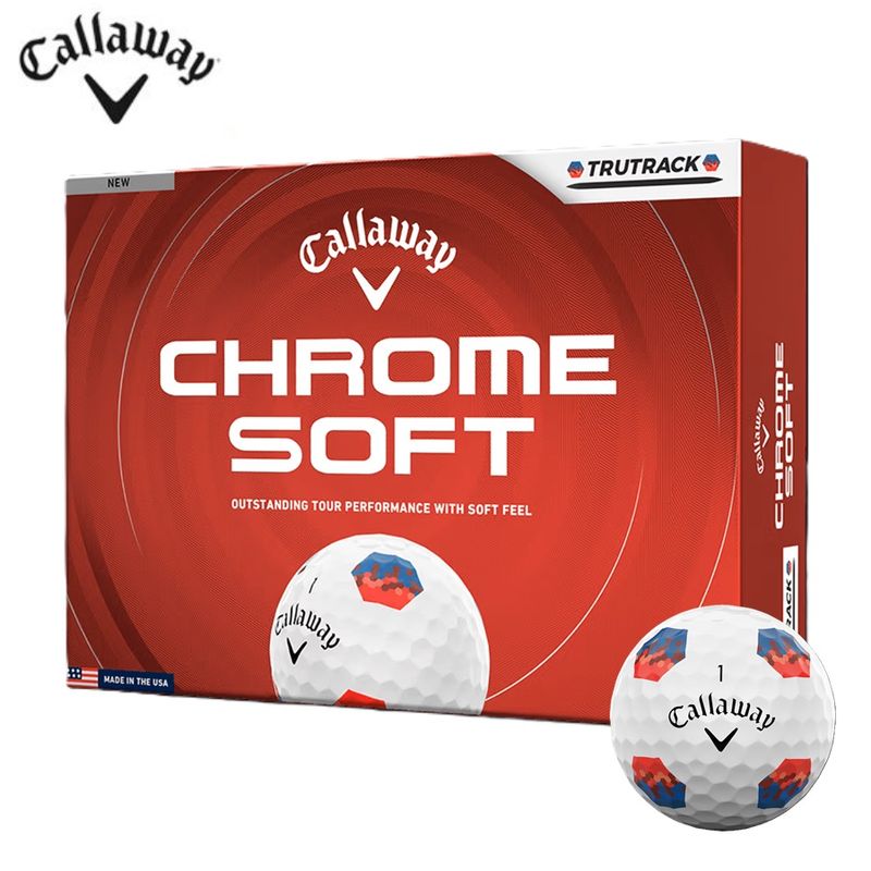 �ڥ������������Callaway ����եܡ��� CHROME SOFT 26 1������(12������) 3�ԡ�����¤ �ȥ�ץ롦�ȥ�å� �ۥ磻��