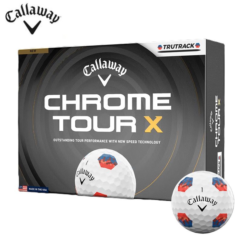 �ڥ������������Callaway ����եܡ��� CHROME TOUR X 26 TRUTRACK 1������(12������) 4�ԡ��� BLU/RED TRUTRK