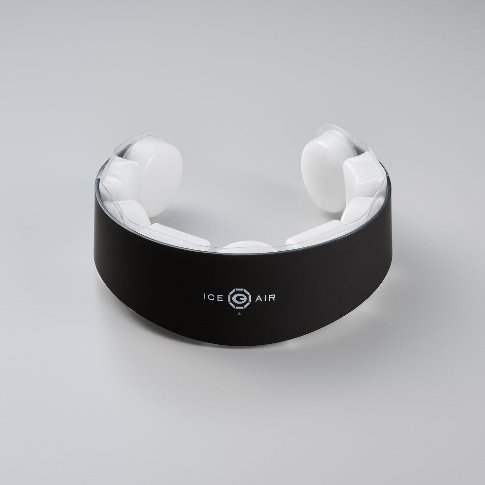 2024 PCM 冷却素材 ice-G AIR RING アイスジー エア リング 26℃ 【 ICGR 】 シリコンホワイト/シリコンブラック M/L