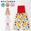 パジャマ パンツ 腹巻付7分丈パンツ(80-95cm) 【綿100%】[梨地天竺]ボトムス ボトム パンツ ズボン 子供服 キッズ ベビー 女児 女の子 寝間着 お昼寝 ナイトウェア 部屋着 ルームウ
