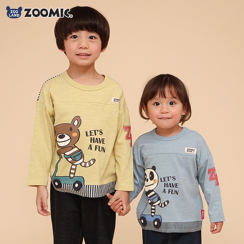 スクータープリント長袖Tシャツ【ZOOMICズーミック】 | | ALL ITEMS