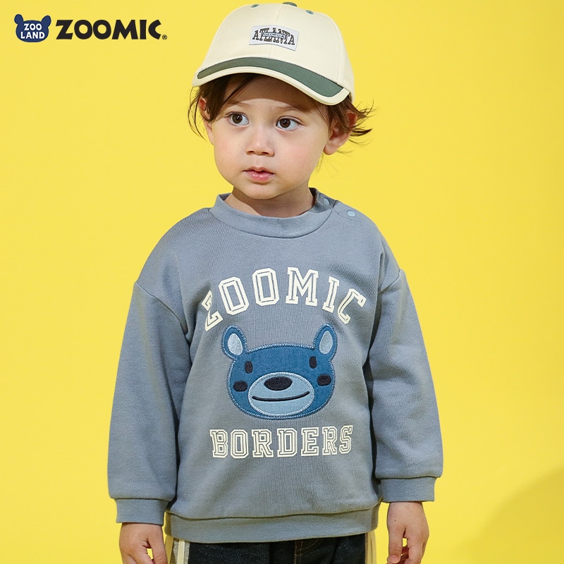 デニムアップリケトレーナー【ZOOMICズーミック】