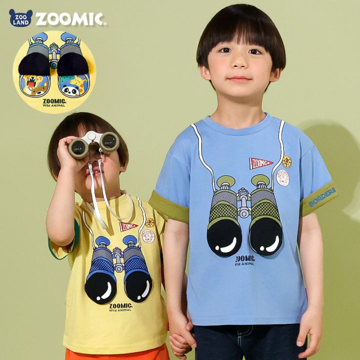 双眼鏡フラップTシャツ【ZOOMICズーミック】