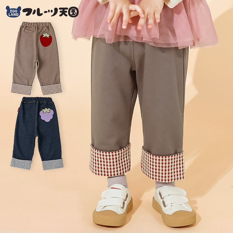 イチゴ/ぶどうのバレルレックパンツ【フルーツ天国】｜80-130cm
