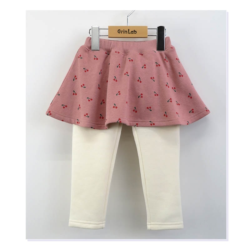 キッズ 裏起毛 スカッツ 女の子 ( 80-130cm) 【 GrinLab グリンラボ