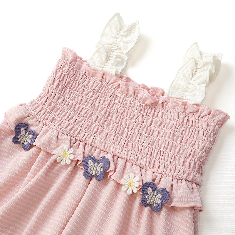 ちょうちょ刺繍セパレート水着｜UPF50+・裏地付きで安心