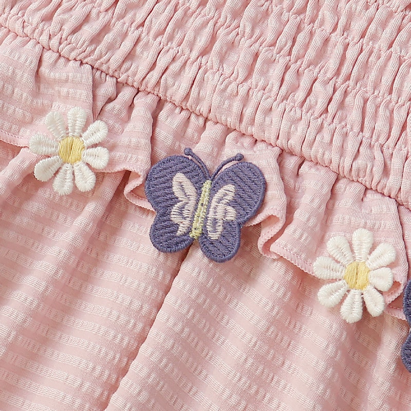 ちょうちょ刺繍セパレート水着｜UPF50+・裏地付きで安心