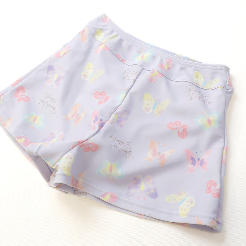 ちょうちょ刺繍セパレート水着｜UPF50+・裏地付きで安心