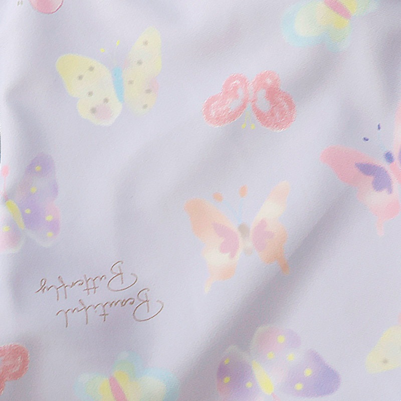 ちょうちょ刺繍セパレート水着｜UPF50+・裏地付きで安心