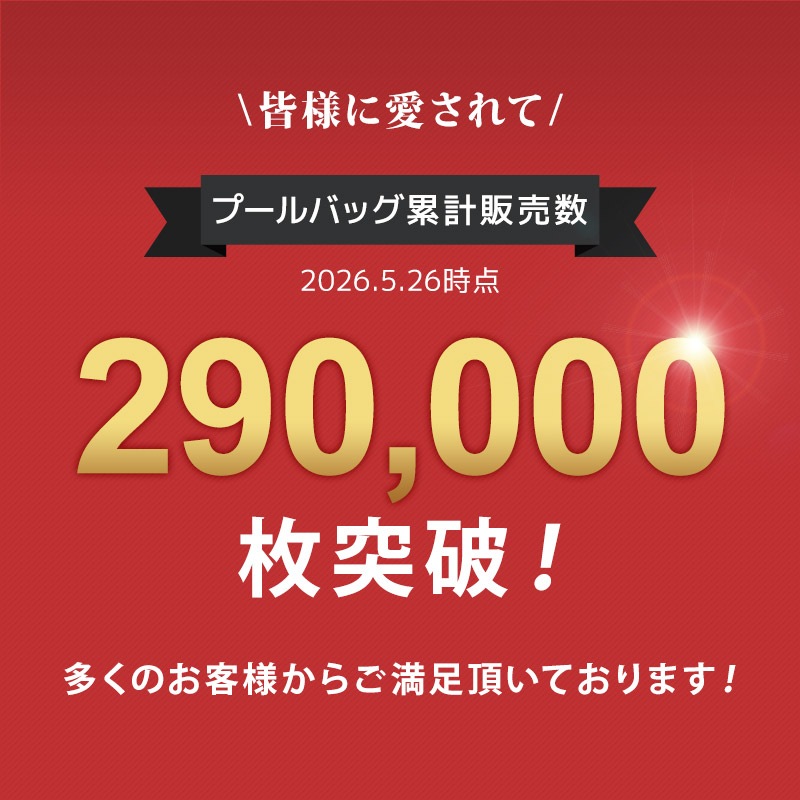 丸型 クリアプールバッグ