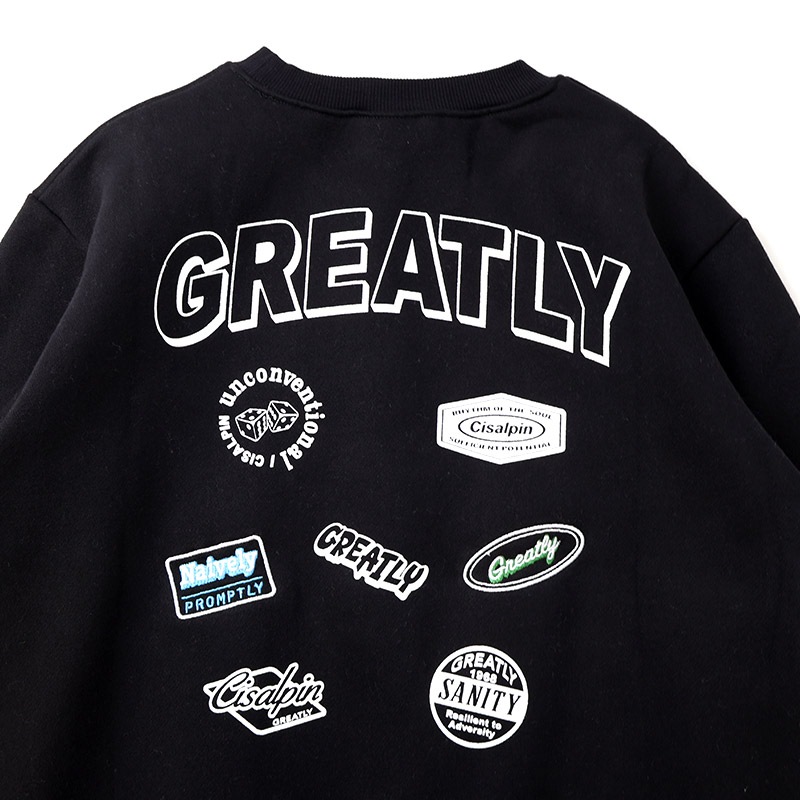 トレーナー スウェット 裏起毛 起毛あり 子供服 男の子 小学生 中学生 ファッション キッズ ジュニア トップス 長袖 ワッペン トレーナー 女の子 カットソー ストリート スケート スケーター シンプル 大人っぽい ダンス スポーツ 130 140 150 160 冬服