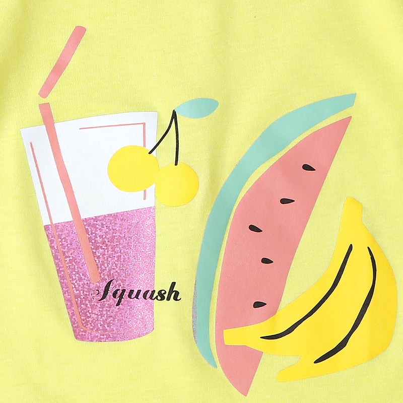 キラキラジュース半袖Tシャツ【GrinLab グリンラボ】|80-130cm