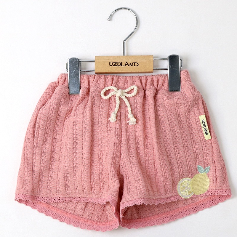 キッズ ショートパンツ 女の子 ガーリー フリル 小花柄 ボトムス