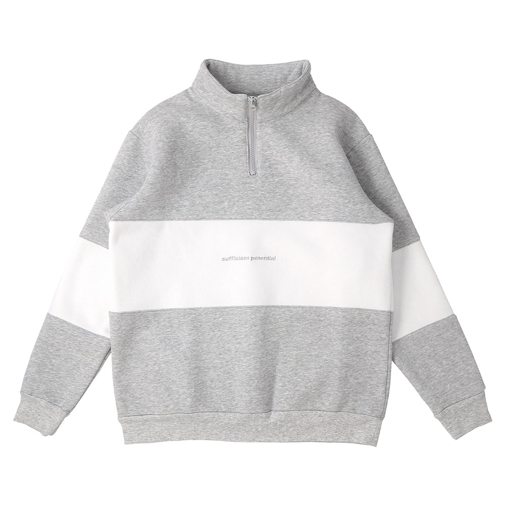トレーナー スウェット ハーフジップ 刺繍 切替 裏起毛 起毛あり 子供服 男の子 小学生 中学生 ファッション キッズ ジュニア トップス 長袖 プルオーバー 女の子 カットソー ストリート スケート スケーター シンプル 大人っぽい ダンス スポーツ 130 140 150 160 冬服