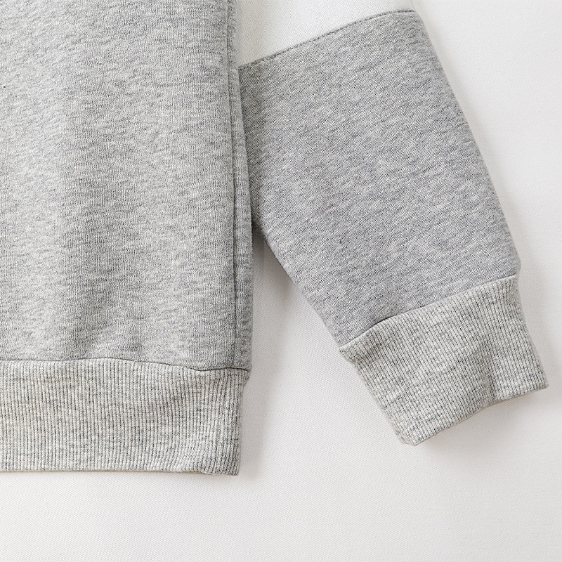 トレーナー スウェット ハーフジップ 刺繍 切替 裏起毛 起毛あり 子供服 男の子 小学生 中学生 ファッション キッズ ジュニア トップス 長袖 プルオーバー 女の子 カットソー ストリート スケート スケーター シンプル 大人っぽい ダンス スポーツ 130 140 150 160 冬服