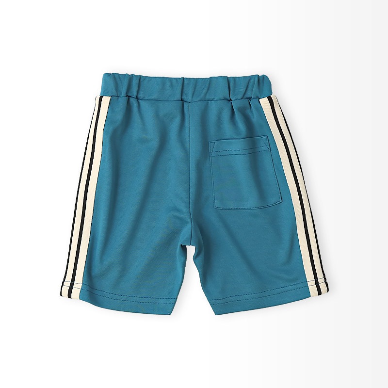 キッズ 5分丈パンツ メッシュ ハーフパンツ 男の子 女の子 接触冷感 涼しい イージーパンツ 【GrinLab グリンラボ】 ベビー ズボン ボトムス 短パン ライン入り ストレッチ 伸縮 ウエストゴム サーフ ストリート ダンス プリント 男児 女児 80 90 95 100 110 120 130