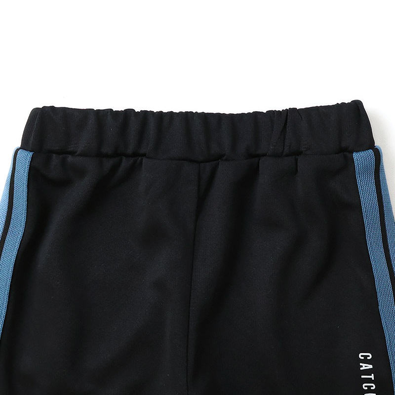 キッズ 5分丈パンツ メッシュ ハーフパンツ 男の子 女の子 接触冷感 涼しい イージーパンツ 【GrinLab グリンラボ】 ベビー ズボン ボトムス 短パン ライン入り ストレッチ 伸縮 ウエストゴム サーフ ストリート ダンス プリント 男児 女児 80 90 95 100 110 120 130