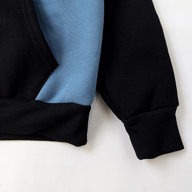 パーカー トレーナー スウェット 配色 切替 裏起毛 起毛あり 子供服 男の子 小学生 中学生 ファッション キッズ ジュニア カンガルーポケット トップス 長袖 プルオーバー 女の子 ストリート スケート スケーター 大人っぽい ダンス スポーツ 130 140 150 160 冬服