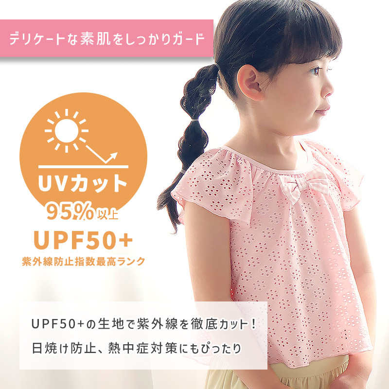 レースセパレート水着|UPF50+・体型カバー・裏地付きで安心の1枚