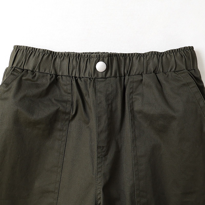 ジョガーパンツ ベイカーパンツ ストレッチツイル 子供服 男の子 女の子 小学生 中学生 ファッション キッズ ジュニア ミリタリーパンツ 長ズボン ロングパンツ 伸縮 伸びる ポケット付き 裾リブ ストリート スケート 大人っぽい ダンス スポーツ 130 140 150 160 冬服