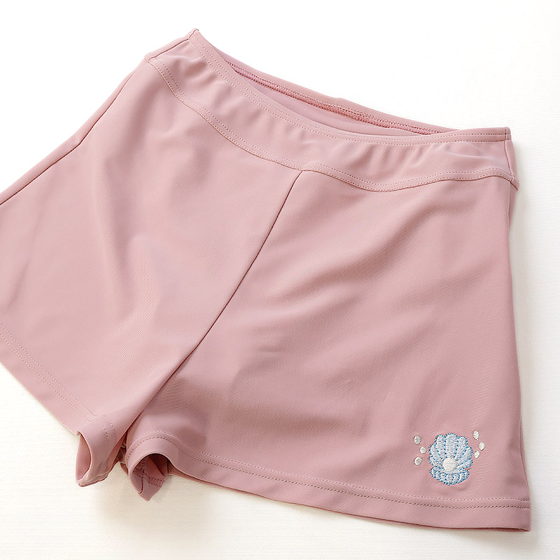 衿リボンセパレート水着｜UPF50+・体型カバー・裏地付き