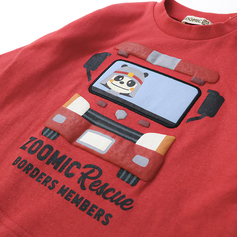 発泡プリントレスキューロンT【ZOOMICズーミック】